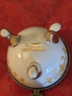 Limoges Hand Painted Egg Floral Design 22KT Gold Painted Legs Displayed Only! — photo 4