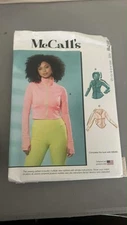 McCall's R11718 Corset-Style Jacket w Standing Collar, Hood Sz 4-12 UNCUT M8365