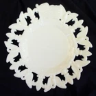 Vintage Westmoreland Milk Glass Americana Eagle & Flag 7.5" Plate