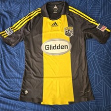 Vintage 2008-09 Columbus Crew Jersey MLS Mens Medium Glidden