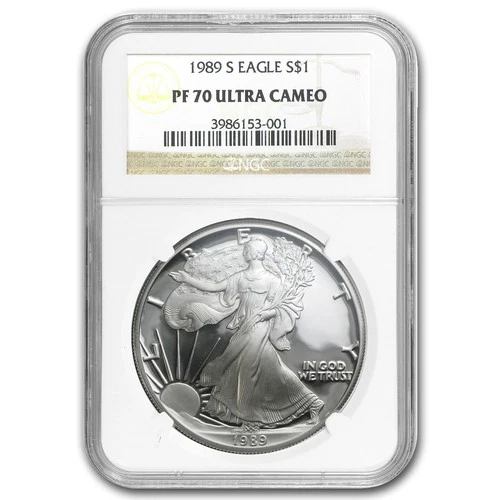 1989-S Proof American Silver Eagle PF-70 NGC