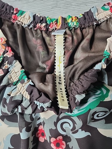 Anthropologie Uncle Frank Off Shoulder Floral Mini Dress Sz L - Picture 3 of 6