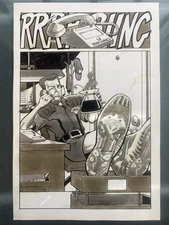 MEL COOL: MALL COP™ Original Comic Art Page by Walt Jaschek & Don Secrease