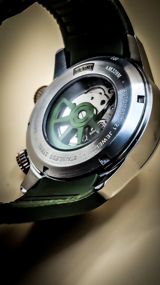 Reloj Personalizado Mod Por AK, Caja SS 42mm, Esfera Pintada a Mano, Cristal de Zafiro  Foto 4 de 4