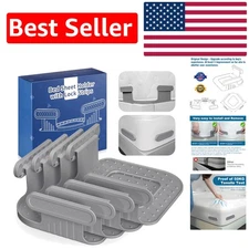 Bed Lock Sheet Holders - Fit All Sizes, No Clips, Easy Installation