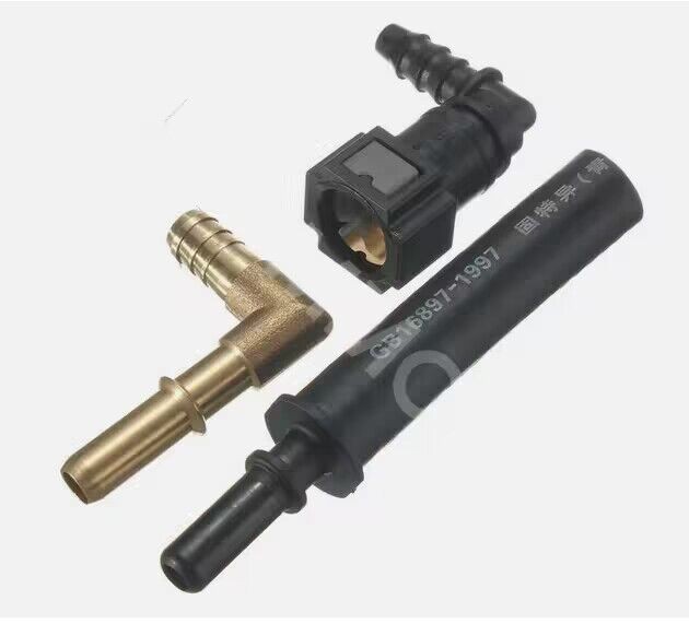 Fuel Injection Pressure Tester Gauge With Connectors Hose Adapter Set for Cars