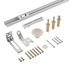 Hardware 14012WBC Onward Bi-Fold Door Hardware Kit 24 in (610 mm), Track Whit...