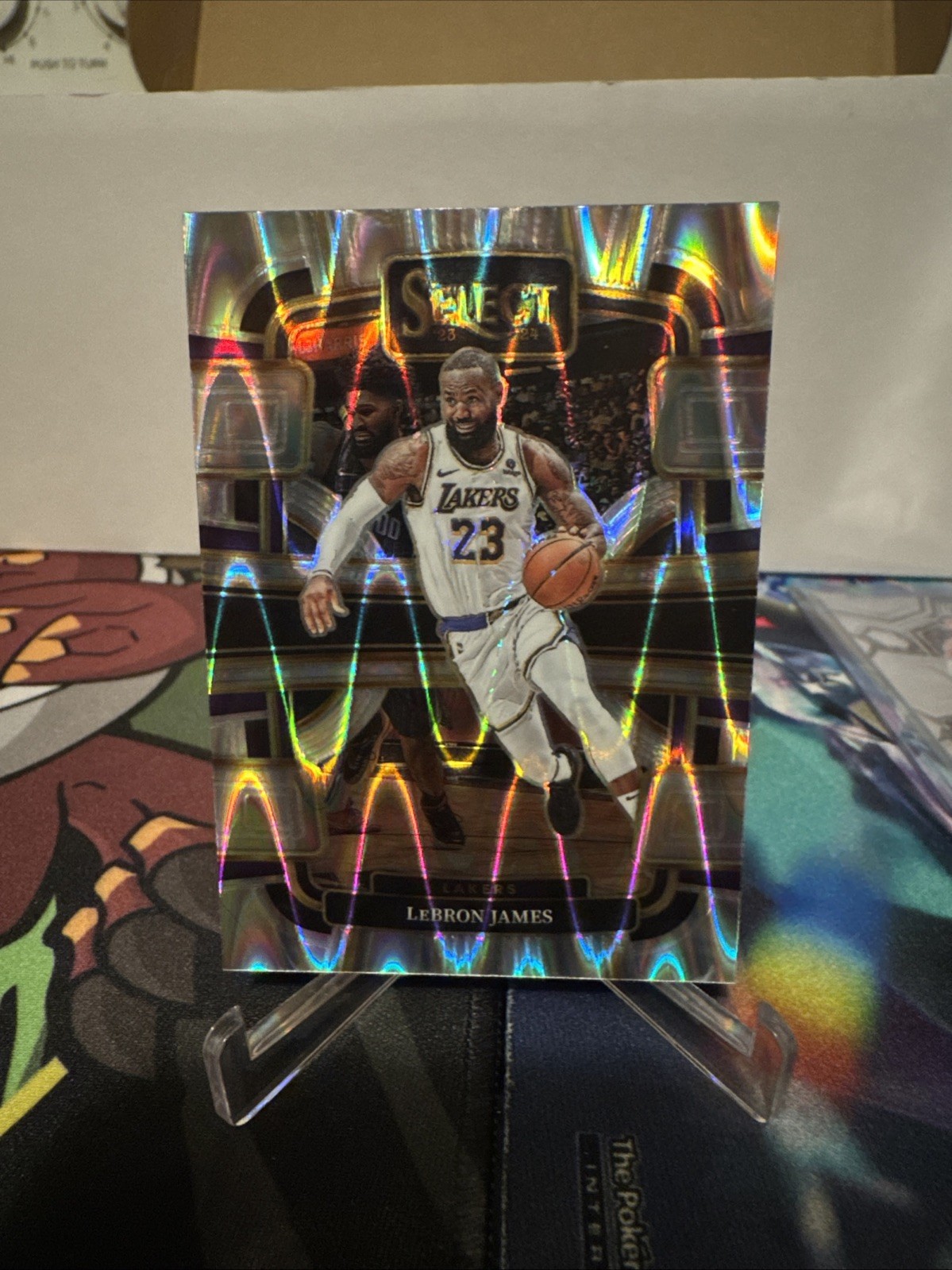 2023-24 Panini Select - Concourse LeBron James #66 Tectonic Prizm