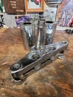 Oem Old chrome Panhead 48&60 Part # Triple Trees & Cowbells Flh Chopper Nice