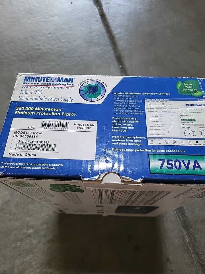 Minuteman Enspire EN750LCD Uninterruptible Power Supply - Image 4 of 4