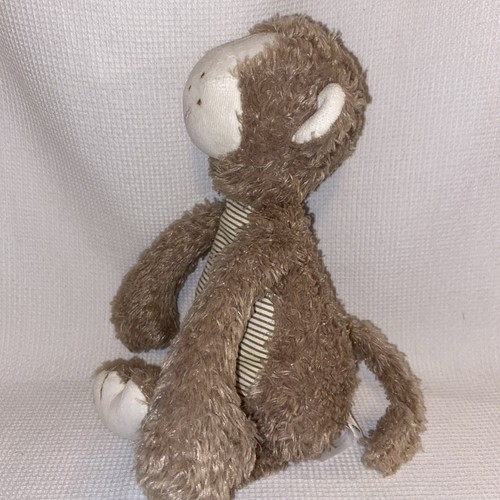 Magic Cabin Monkey Plush Belly Button Stuffed Animal Brown 2014 - Picture 4 of 8