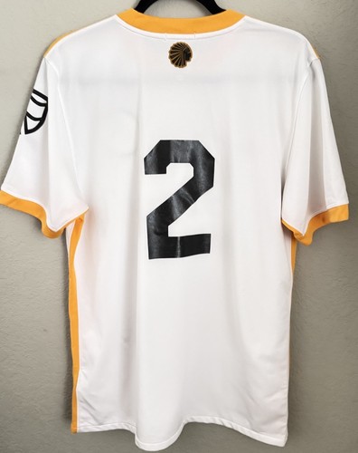Nike Dri Fit Kaizer Chiefs Mens Soccer Jersey Medium Amakhosi 4 Life # 2 - Picture 9 of 11