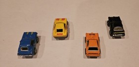 Lot of 4 Muscle Cars Micro Machines  Galoob Vintage Chrysler-GTO- Plymouth 