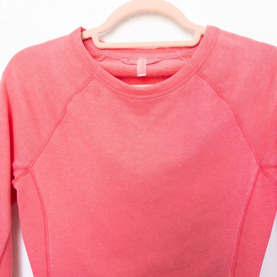 Top corto Free People Movement para mujer talla S rosa círculo espalda ropa deportiva Foto 2 de 4