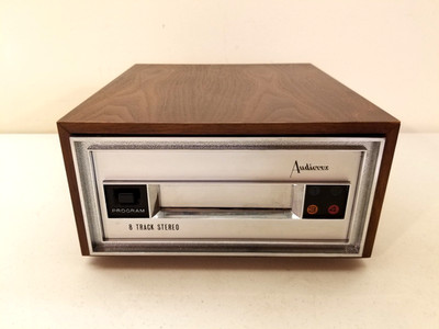Vintage 1970s AUDIOVOX Stereo 8-Track Player Model C-840 EXCELLENT!