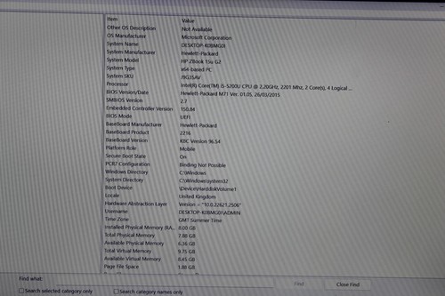 Bargain Zbook Joblot 15- 5th -6th Gen,8gb Ram,500gb HDD Backlit Keyboard - Picture 24 of 24