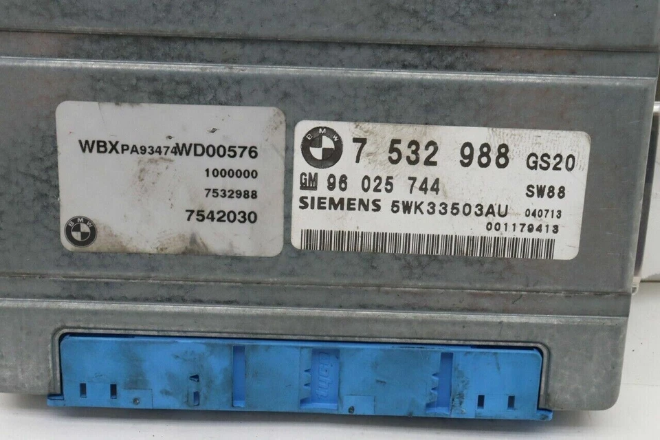 BMW 325i 330i X3 X5 2004 módulo de control de transmisión TCU TCM OEM usado Foto 2 de 4