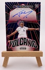 23-24 Panini Obsidian - Jaedyn Shaw #VS-JSH Electric Etch Red Pulsar Auto /49