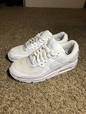 Nike Air Max 90 Triple White Mens Size 8