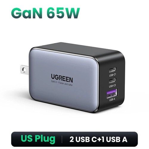 Ugreen 65w Charger Quick Charge 4.0 3.0 Type C USB Charger for Laptop - Picture 11 of 14