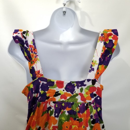 T-shirt canotta smanicata con volant Zara collezione floreale basic donna media - Foto 5 di 6