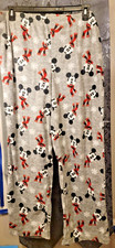 Disney-Youth kids Gray Mickey Mouse Winter pajama pants size 8
