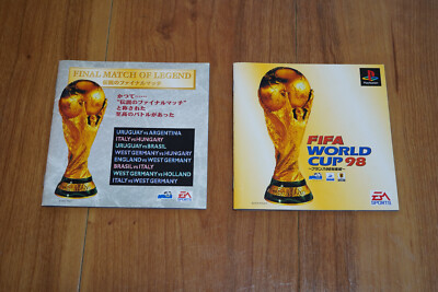 FIFA World Cup '98 & Libero Grande Soccer Lot of 2 PS1 PlayStation