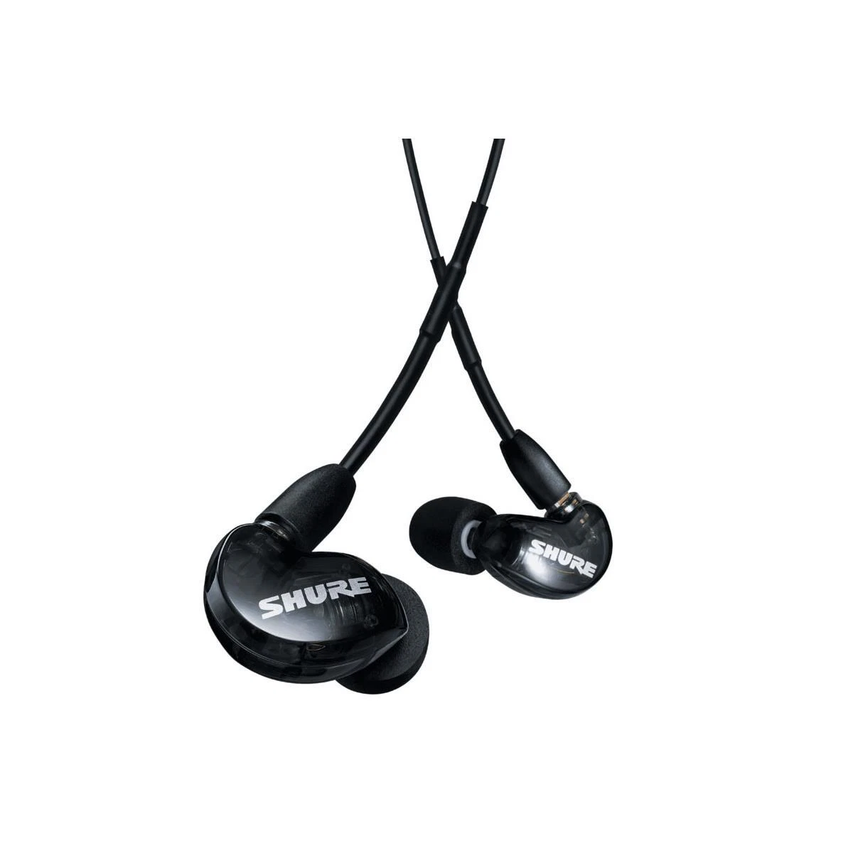 Shure SE215 Sound Isolating Earphones with 3.5mm Cable, Remote and Mic,  Black