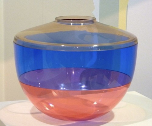 KARTELL #1221 Shibuya Beige Blue Cherry Acrylic Vase Made in Italy Christophe Pi - Picture 7 of 7