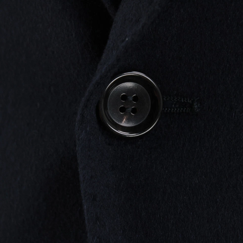 Casaco esportivo Stile Latino novo com etiquetas mistura de cashmere tamanho 48R (38R EUA) em azul sólido - Imagem 2 de 4