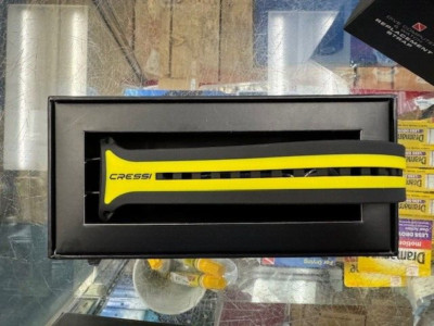 Cressi Watch Straps for Leonardo Dive Computer (Black/Yellow)