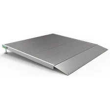 EZ-ACCESS TRANSITIONS 36” Self Supporting Aluminum Angled Entry Ramp (Open Box)