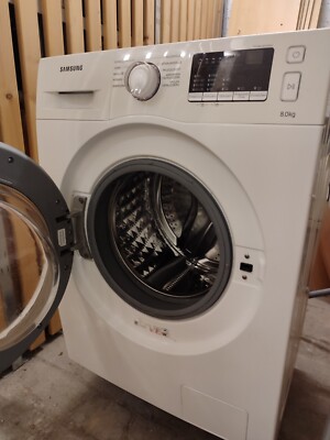 SAMSUNG Waschmaschine 8kg, 1400 U/min. WW80J34D0KW/EG