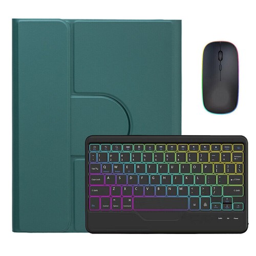 Backlit Keyboard Mouse Rotating Case Cover For iPad 6/7/8/9/10th Gen Air 4 5 Pro - Picture 23 of 71