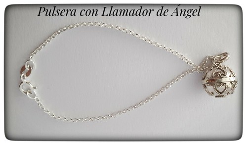 LLAMADOR DE ANGEL PLATA DE LEY AMATISTAS ANGEL CALLER BRACELET AMATISTAS - Picture 3 of 7