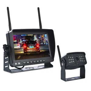IPoster Sans fil numérique 7'' DVR Caméra de sauvegarde de vision nocturne de moniteur pour caravane
