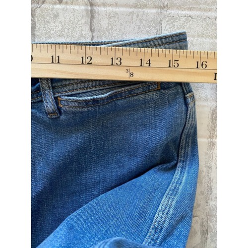 LOFT Made and Loved High Waist Cropped Flared Wide Leg Denim Culottes Jeans 29/8 - Picture 8 of 12