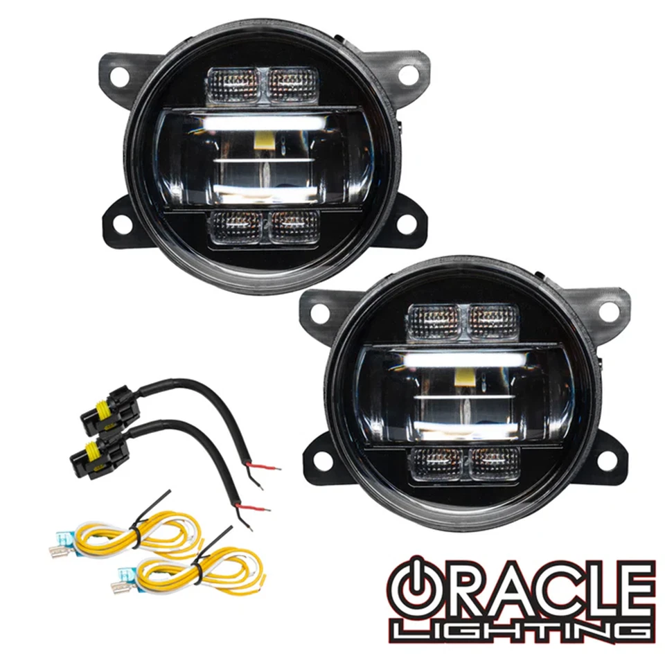 Luz antiniebla LED (par) proyector Oracle Lighting 4" para Ford Fusion 2014-2017 Foto 2 de 4