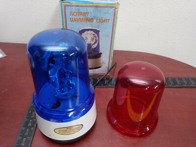 Wang CHS-220H RED and BLUE Rotating Light Mechanical Industrial Signal 220vac