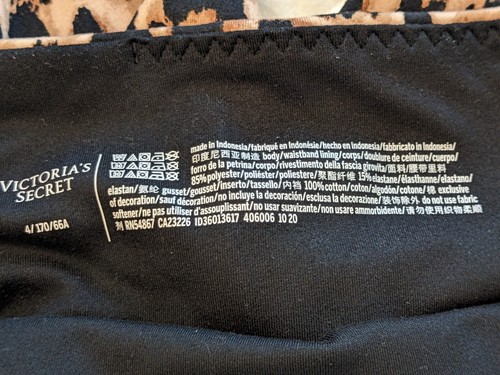 Victoria's Secret Leggings Yoga Pants Cheetah Animal Print Activewear Sz 4 - Picture 14 of 14