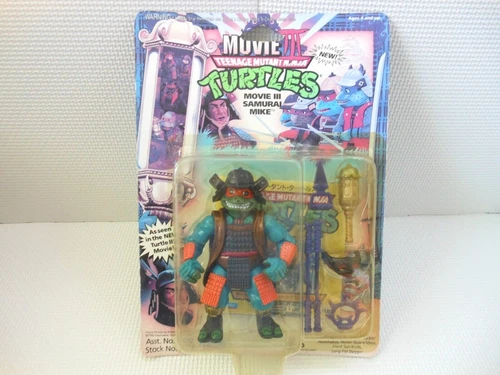 Teenage Mutant Ninja Turtles Movie III Samurai Mike Figure Playmates Toy Hobby