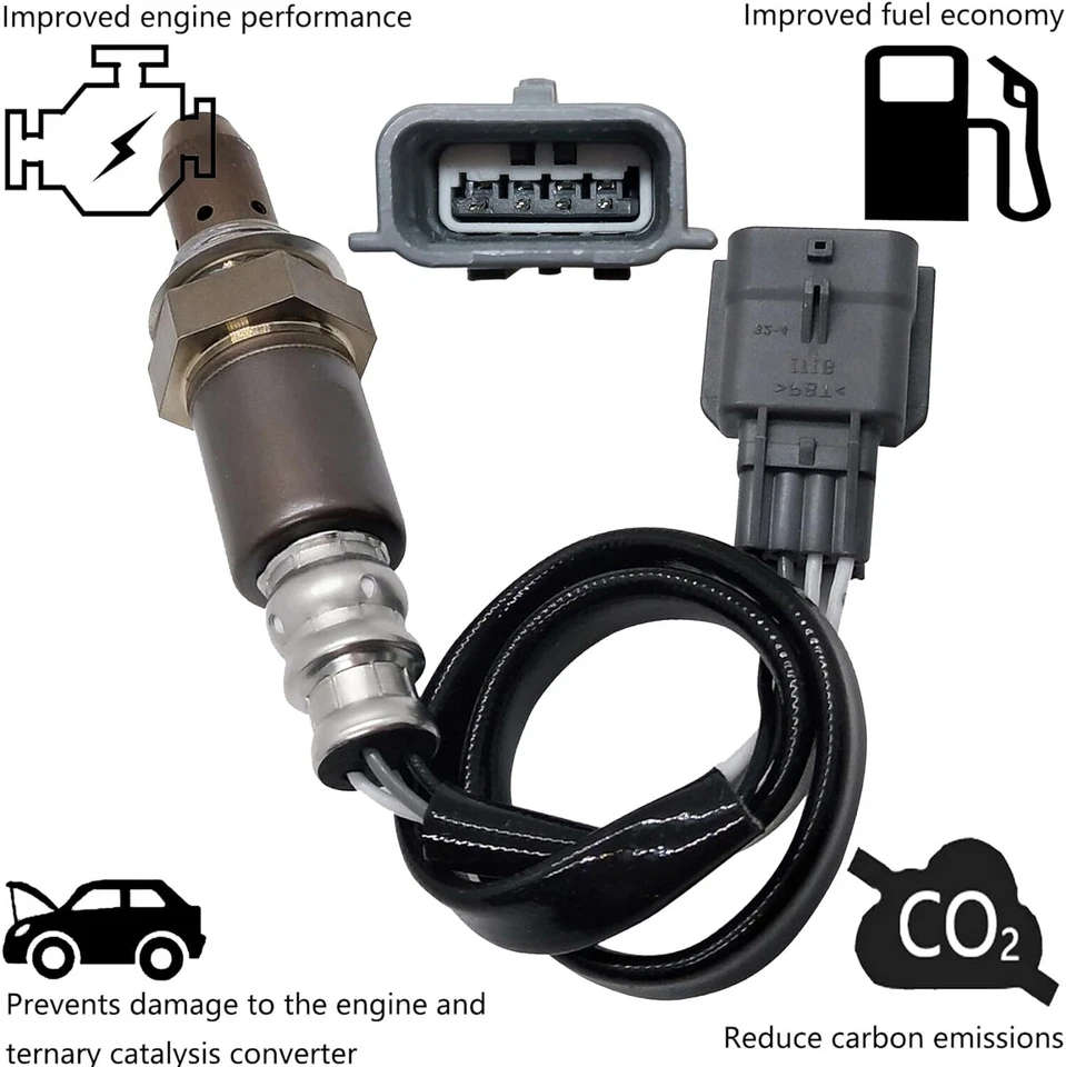 Sensor de oxígeno 4 piezas para Nissan NV2500 NV3500 2018-19 Infiniti QX80 5,6 L Foto 4 de 4