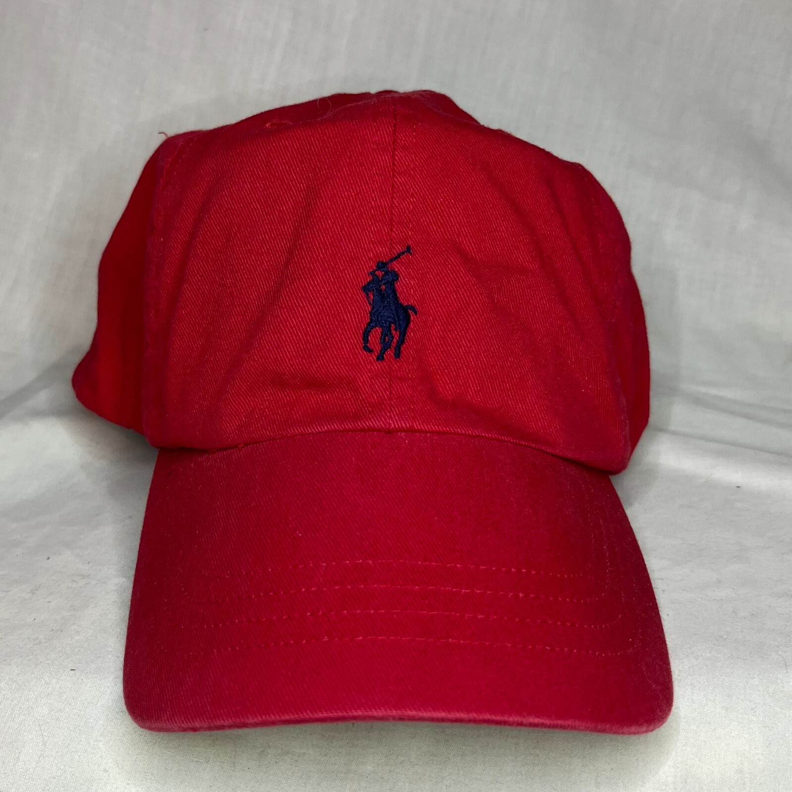 Vintage Polo Ralph Lauren Hat Cap Strapback Red Adjustable Pony Logo Sportswear