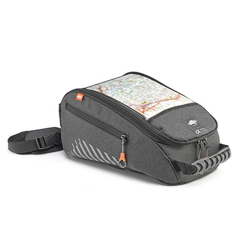 KAPPA AH213 GREY TANKLOCK SYSTEM 9 LITRE CAPACITY MOTORCYCLE MOTORBIKE TANK BAG