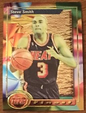 Steve Smith 1993-94 Topps Finest Card #70 Miami Heat NBA Free Shipping