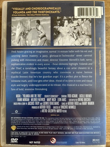 DVD: Yolanda and The Thief - 1945 Musical Comedy, Starring Fred Astaire - Picture 2 of 5