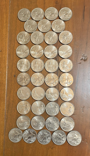 40 of the RAREST STATE QUARTERS - Picture 1 of 2