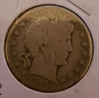 1915-S  Barber Silver Half Dollar