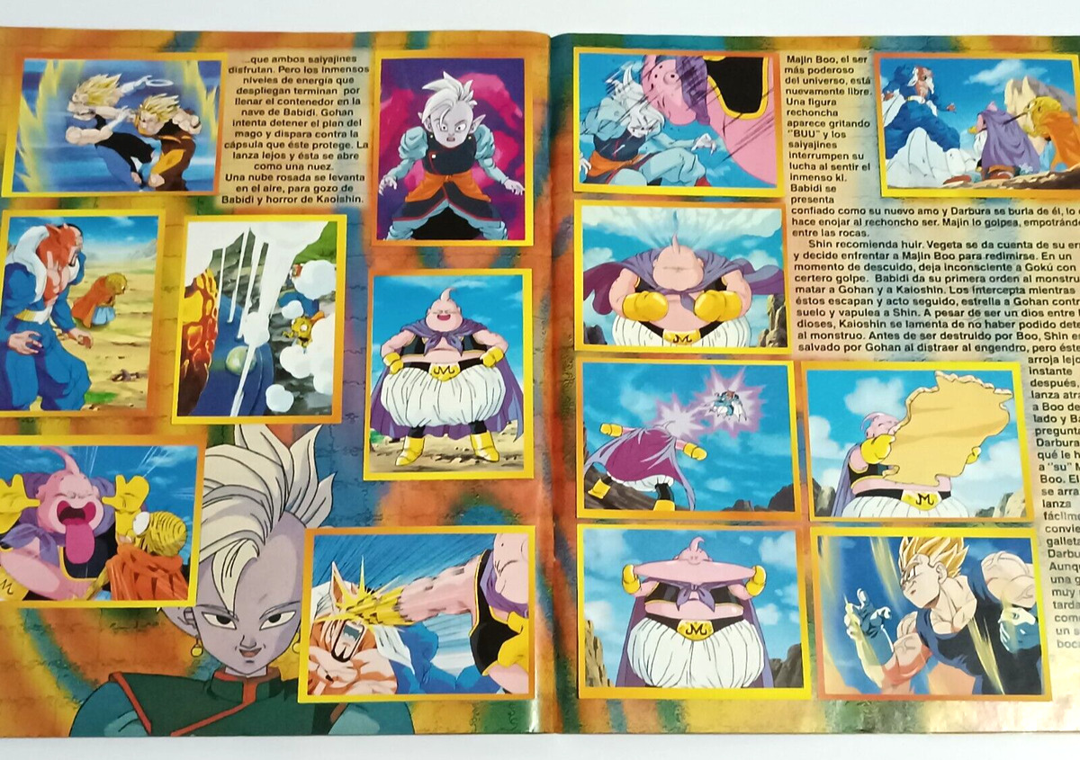 DRAGON BALL Z 5 Album + Full Set 208/208 PERU 2008 Navarrete Majin