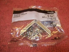 NEW 4-Pack! National Hardware 2” x 5/8” Steel Corner Joint Brace, Repair Bracket